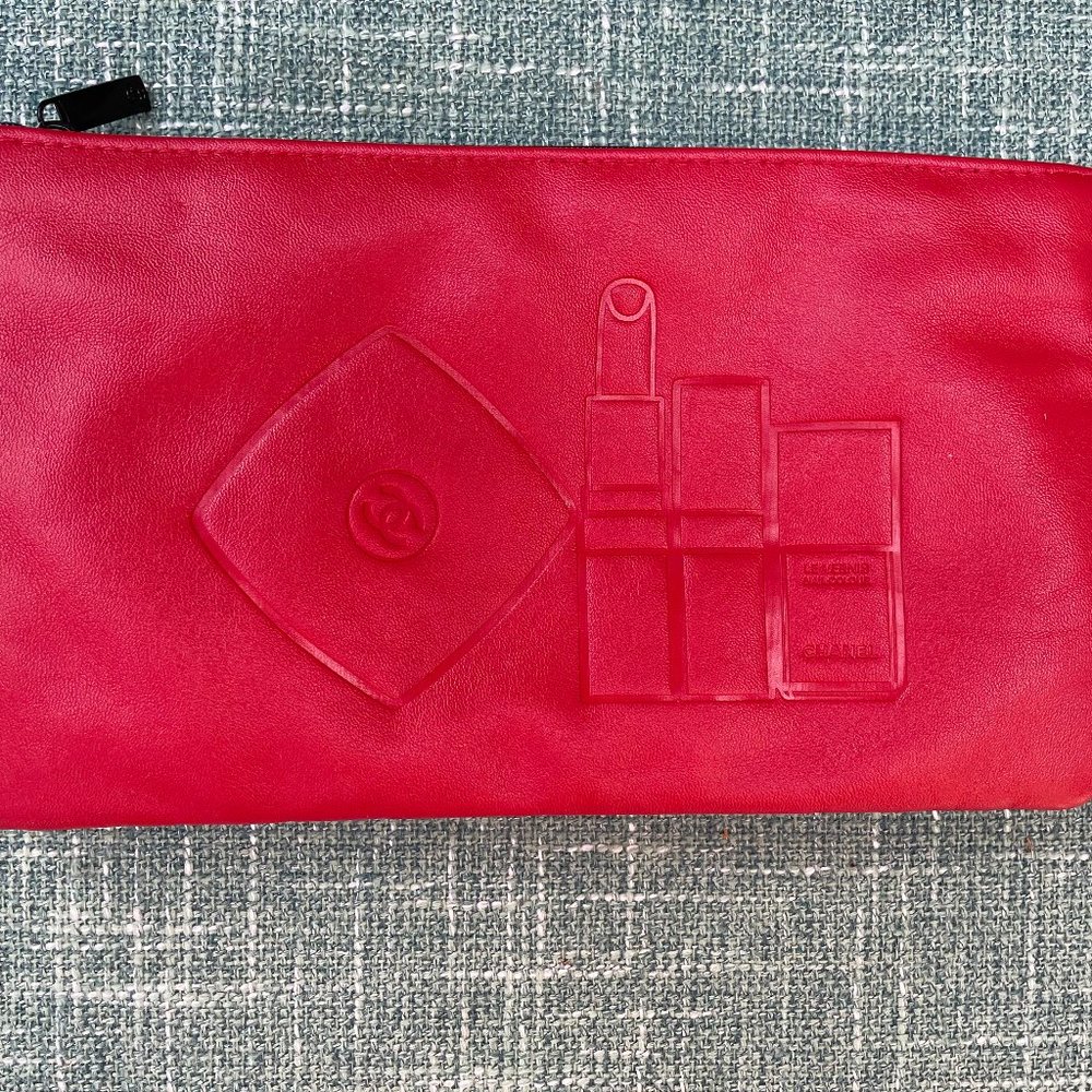 Chanel makeup bag
